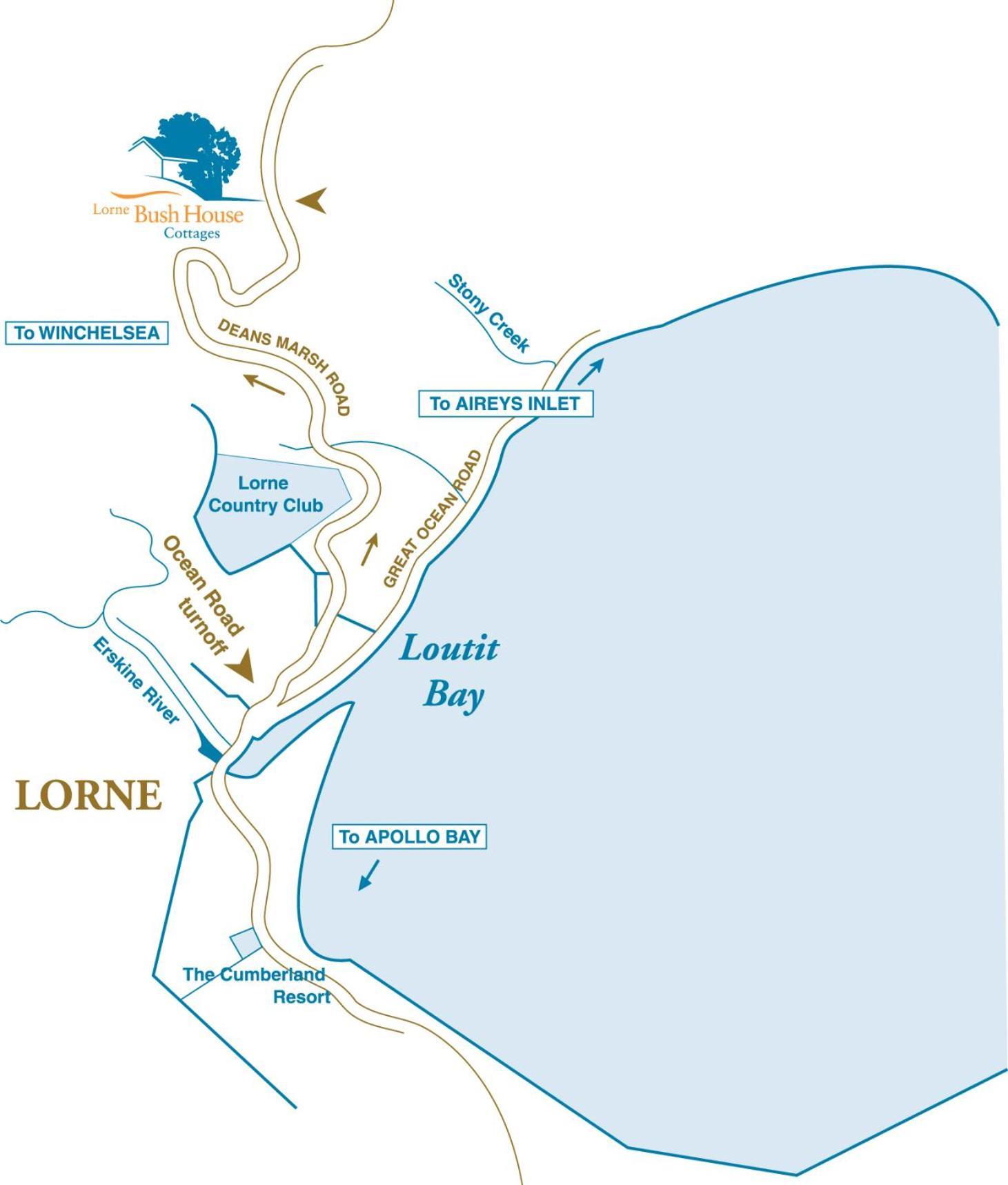 Lorne Bush House Cottages & Eco Retreats Ngoại thất bức ảnh